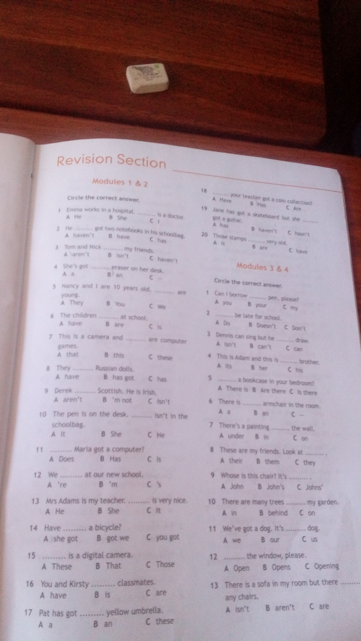 Module 1 ответы. Английский язык revision Section Modules 1 2. Revision ответы 5 класс. Revision Section Modules 1 5 класс. Английский язык5 класс revision Section modules3&4.