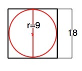 Площадь квадрата описанного окружности радиуса 9. Что такое радиус 9 мм. Найдите площадь квадрата описанного около окружности радиуса 9. Радиус 9 найти площадь квадрата.