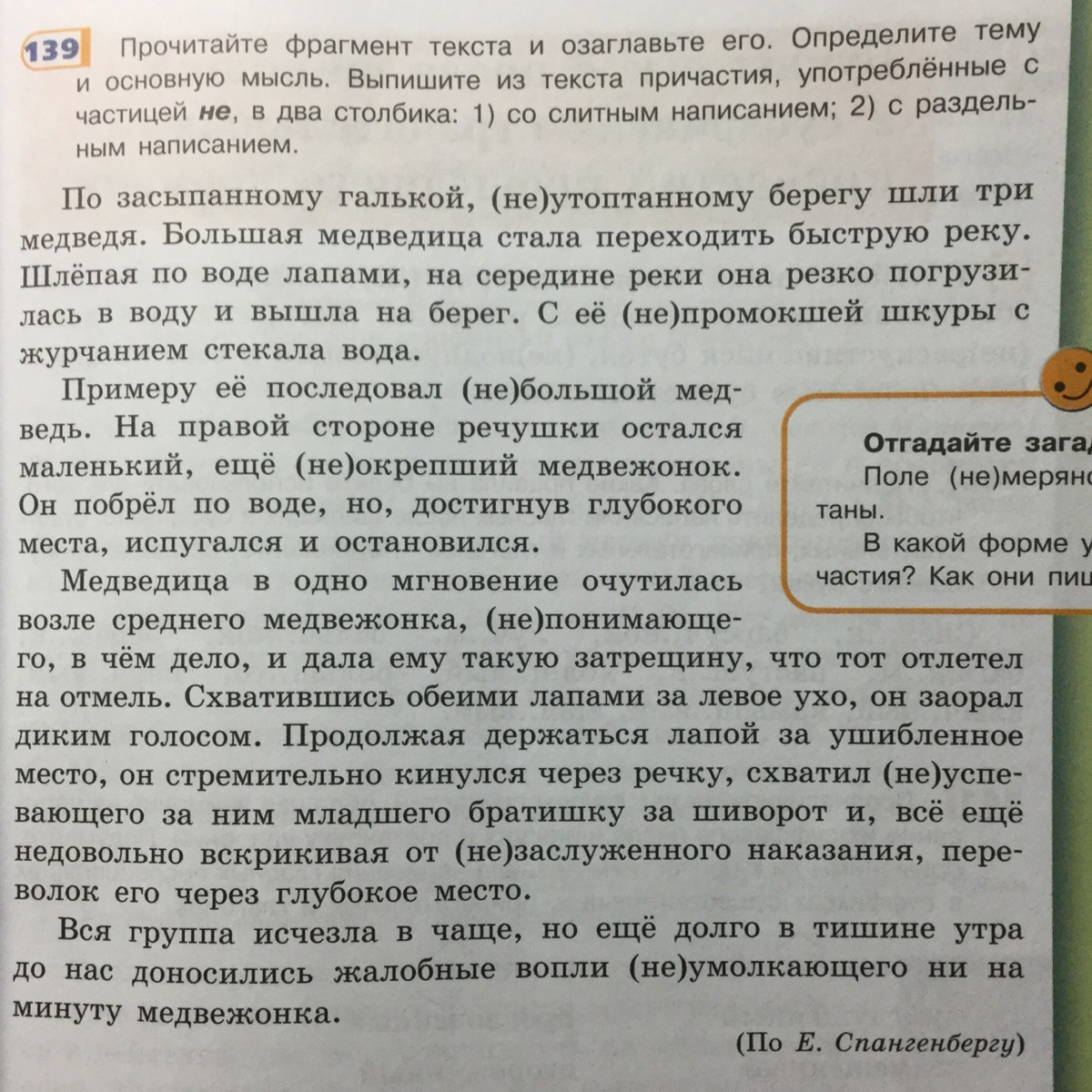 Диктант 7 класс причастие. По засыпанному Галькой берегу диктант. По засыпанному Галькой. Диктант по засыпанному Галькой берегу шли. По берегу шли три медведя диктант.