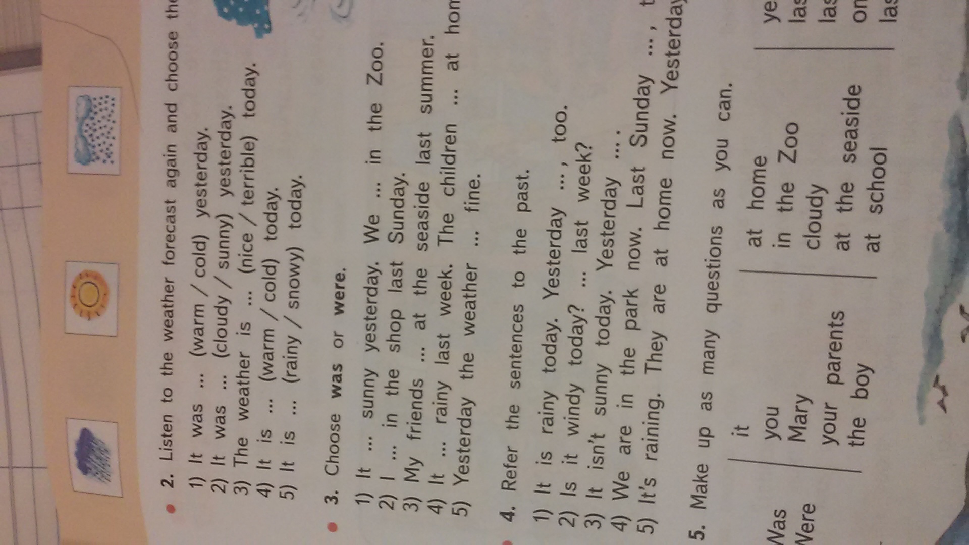 топик на тему weather in england. English grammar guide practice book. It were sunny yesterday. It were sunny yesterday. карточки days of the week.