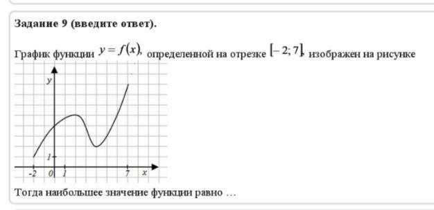 Функция определенная на отрезке 2 2