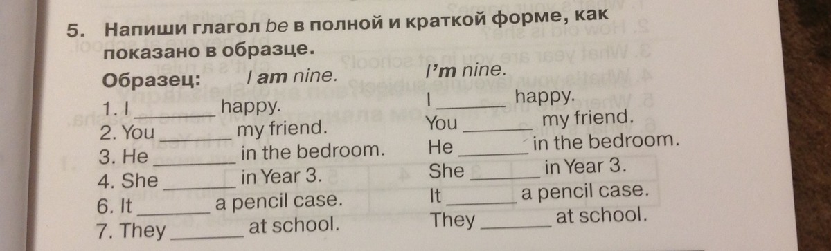 Данные глаголы запишите в таблицу образуя указанные формы действуйте по образцу 1 вариант