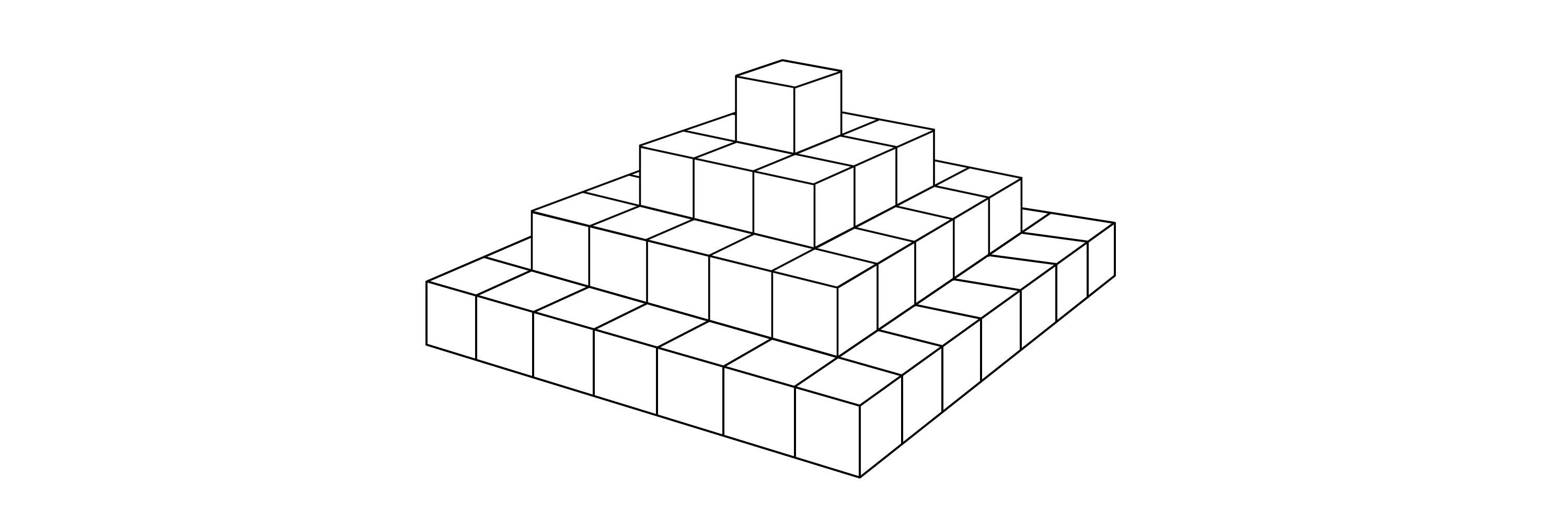 Из одинаковых кубиков. Пирамидка из одинаковых кубиков. Сколько кубиков в пирамидке. Числовая пирамида из кубиков.