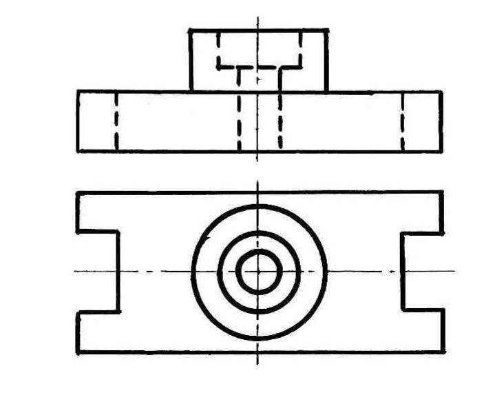 Чертеж разреза детали