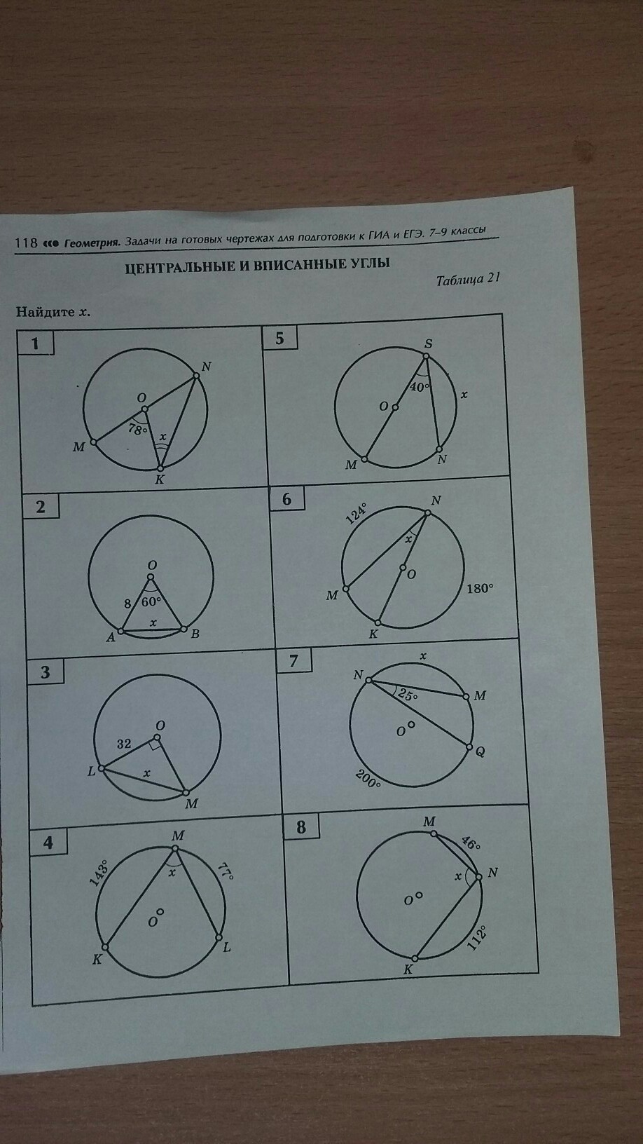 Геометрия задачи на готовых чертежах для подготовки к гиа и егэ 7 класс