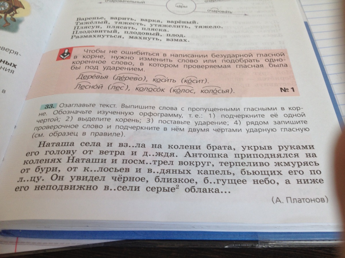 Запиши слова по образцу подчеркни орфограммы груша