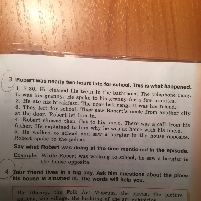 Say what these people have. Choose the correct answer the New supermarket is Robbed was Robbed last month. Complete the text a Bank in Town was Robbed yesterday. The man ...... Robert was interested in History at School.