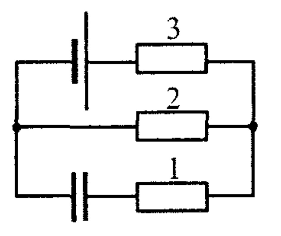 На рисунке изображена электрическая цепь состоящая из источника тока резистора 1 и резистора 2