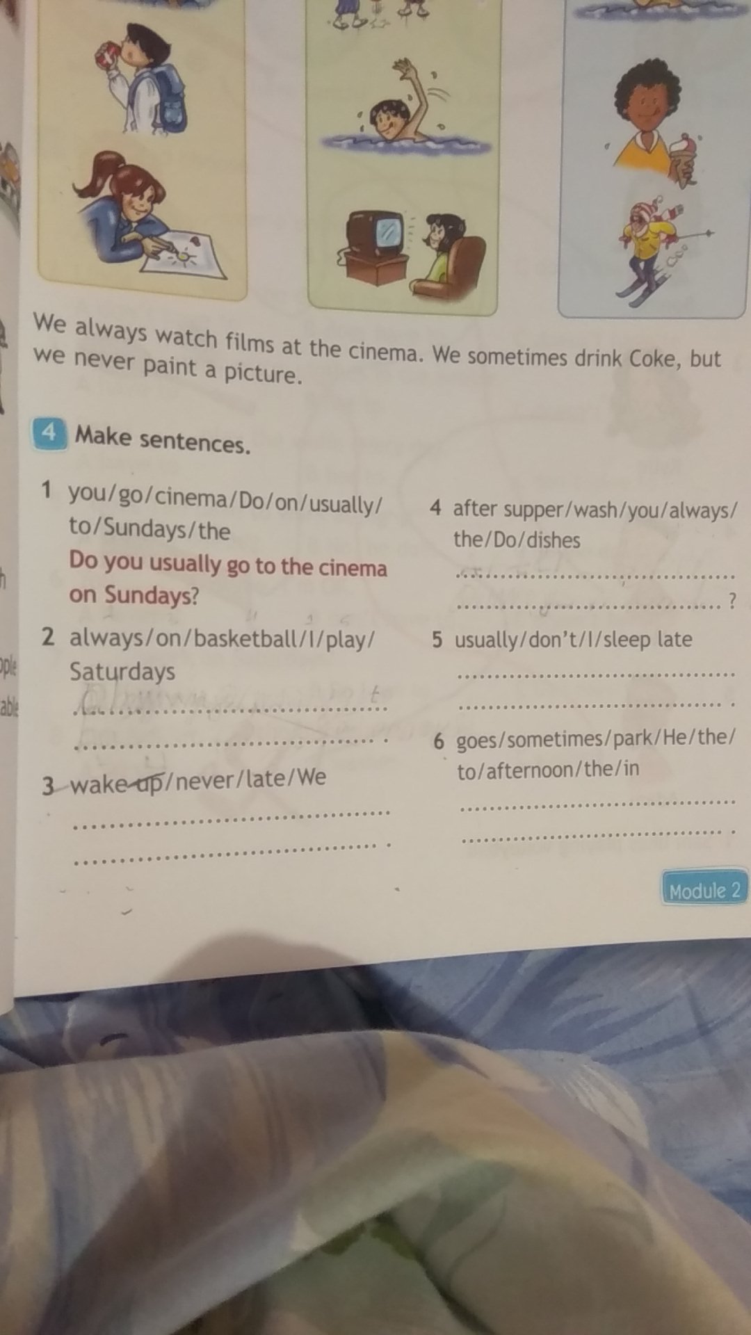 He sometimes. Make sentences 4 класс you go Cinema. Английский язык 4 класс at the Cinema. Make sentences always on Basketball. Make sentences. You/go/Cinema/do.