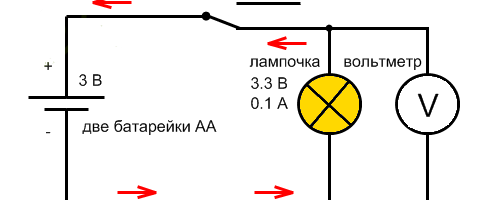 Вольтметр на схеме размеры