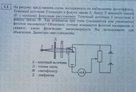 На рисунке 126 изображена схема опыта по получению