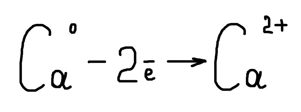 Ca вид химической связи и схема