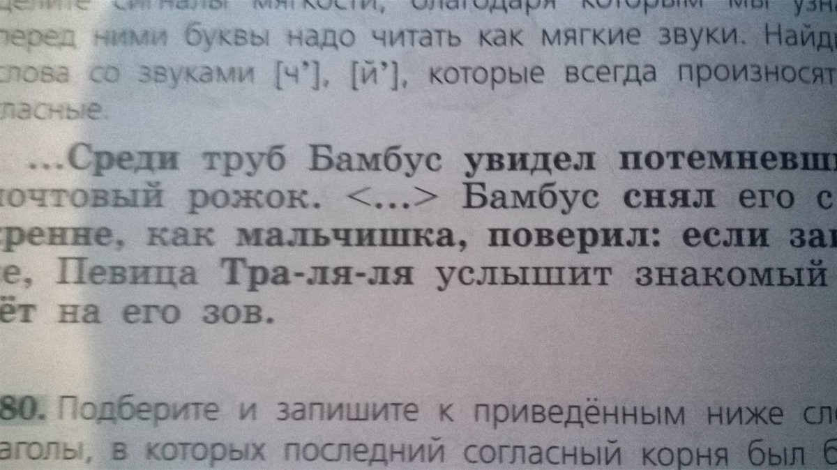 Запишите приведенные. Среди труб Бамбус увидел потемневший от времени. Среди труб Бамбус увидел потемневший от времени почтовый рожок. Текст Бамбус. Среди труб Бамбус увидел потемневший от времени русский язык 5 класс.