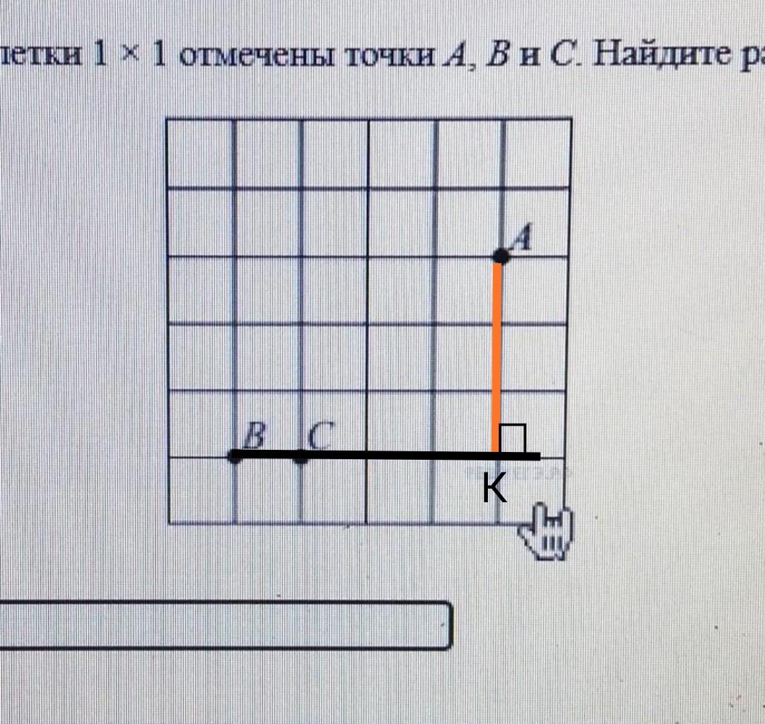 На клетчатой бумаге отмечены точки