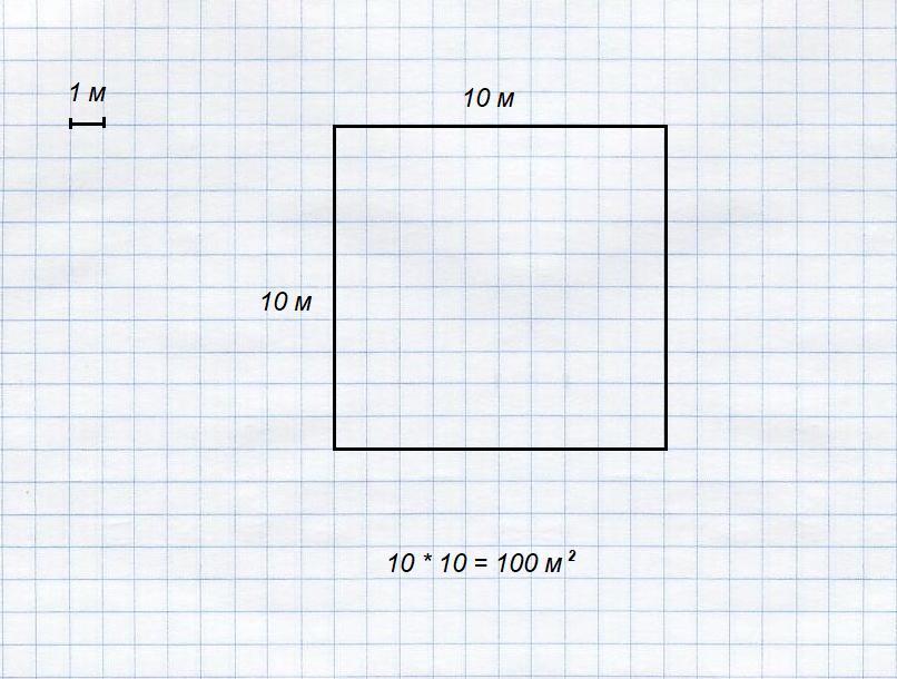 Квадрат 10х10 рисунок