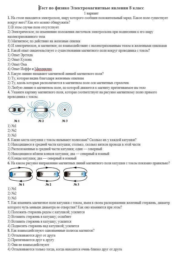 Электромагнитные явления картинки