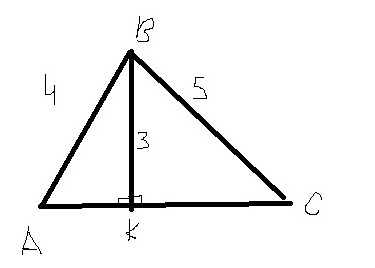 Найти bk треугольника. Длина высоты BK вектор. Ab=6 AK=3 Kc=4 найти CB. Постройте высоты AK И BK треугольника ABC. Дано AC=48 см AK:Kc=3:5 найти Kc.