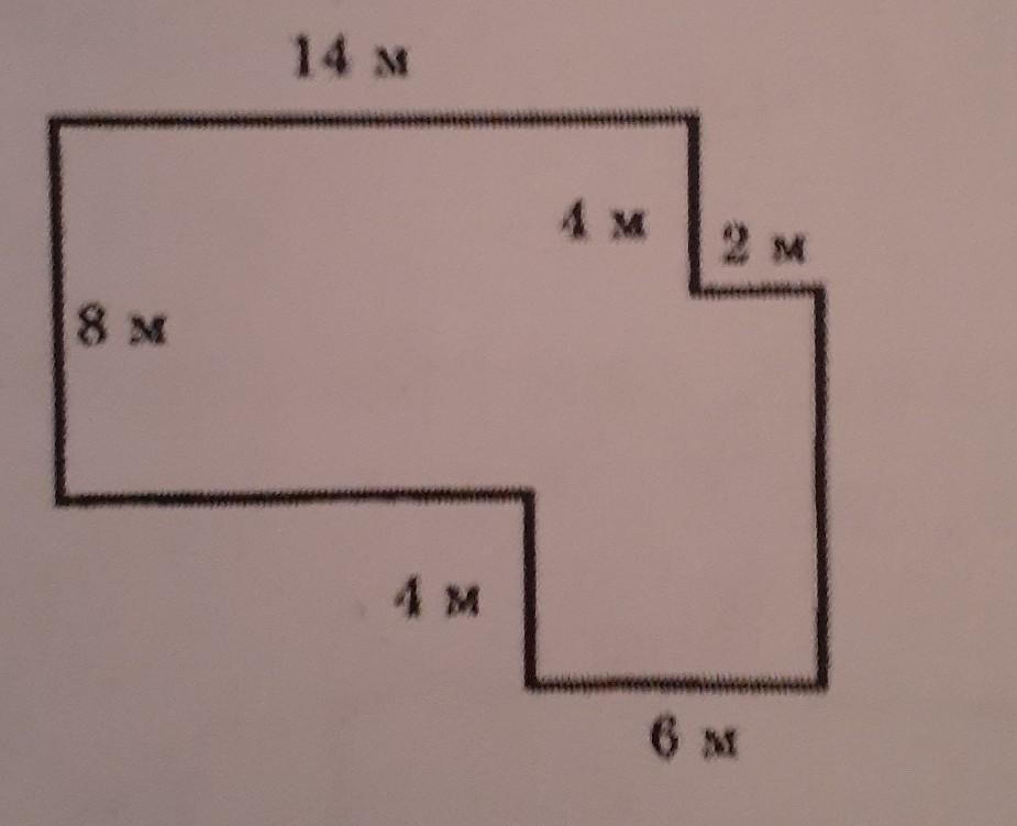 1 найди периметр этой фигуры