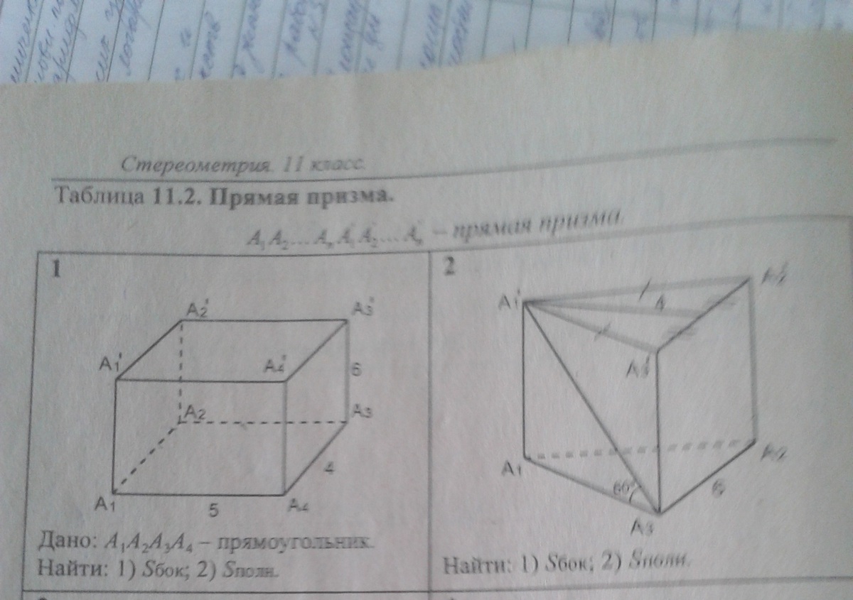 1 призма изображена на рисунке