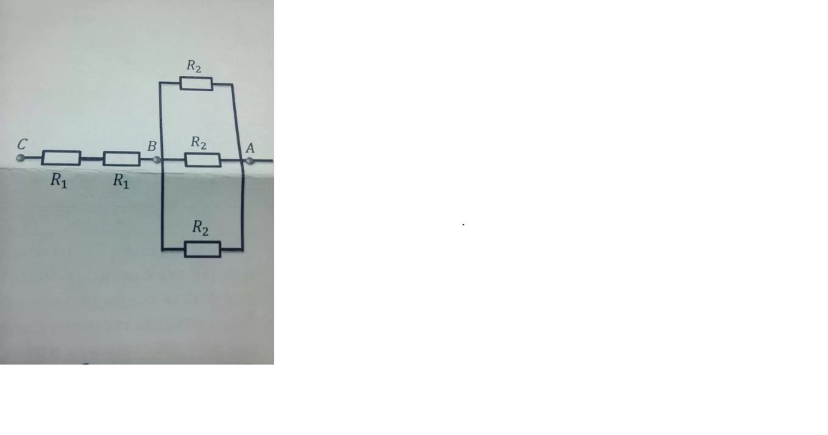 Участок аб электрической цепи показанной на рисунке состоит из резисторов с известными