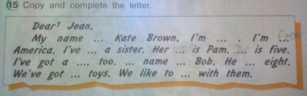 He will the letter tomorrow. Complete Letters. Copy and complete the Letter 3 класс английский язык. Copy the thank you Letters and complete the.