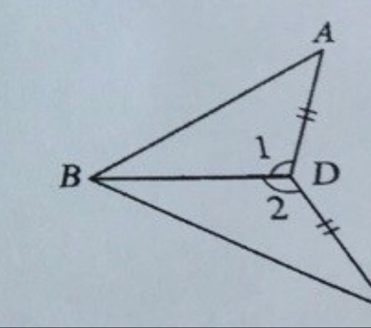На рисунке ад равно дс угол 1 равен углу 2 ад равно 6 см аб