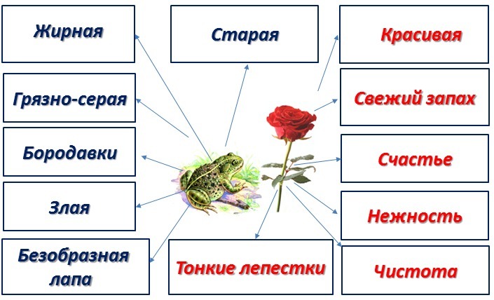 Сказка о жабе и розе план пересказа