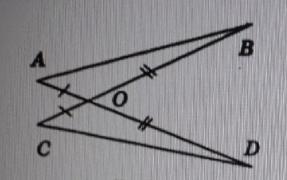 На рисунке треугольник aob. Доказать треугольник AOB треугольнику Cod. Докажите что треугольник AOB треугольнику Cod на рисунке 1. 1 По рис докажите что треугольник AOB=треугольнику Cod. По рисунку 1 докажите что треугольник AOB=Cod.