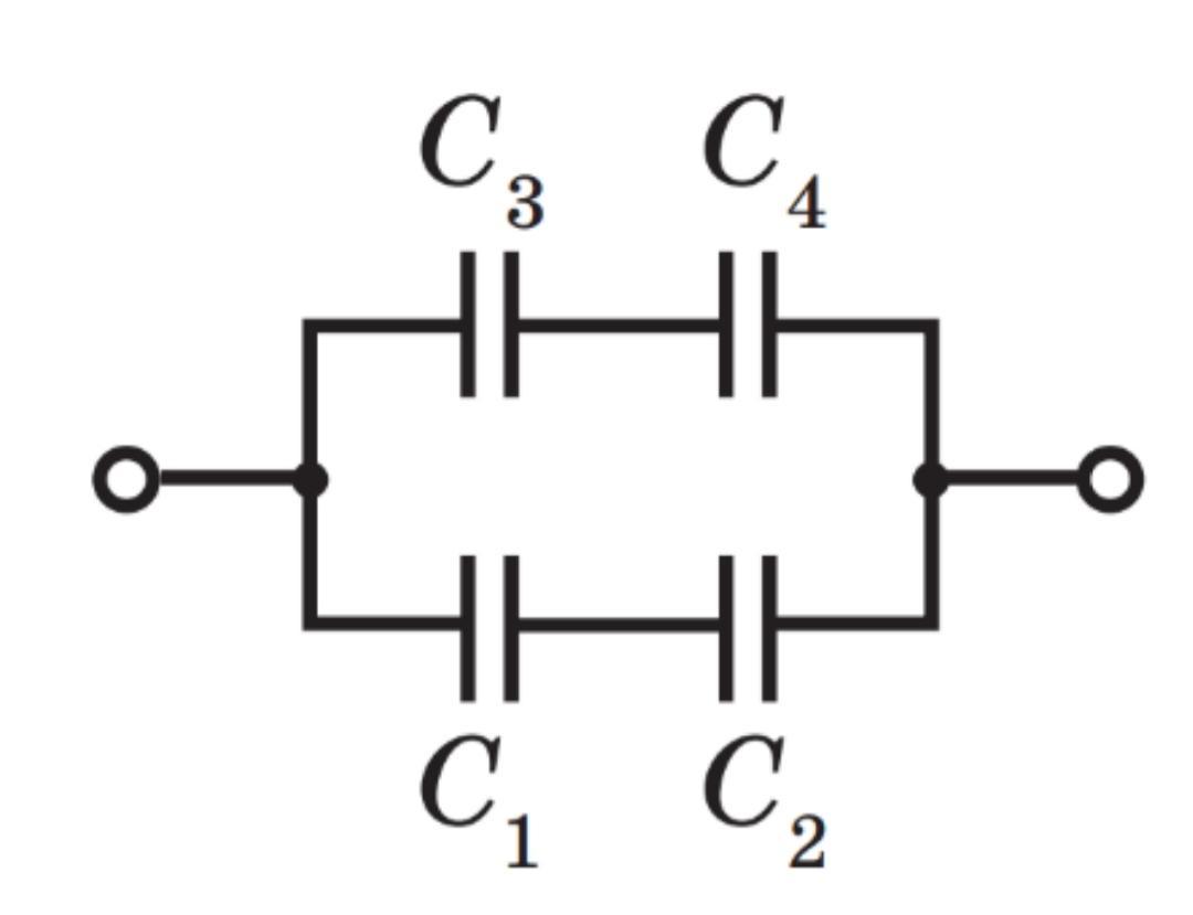 На рисунке представлена схема соединения конденсаторов с1 1 мкф с2 2 мкф емкость такого соединения