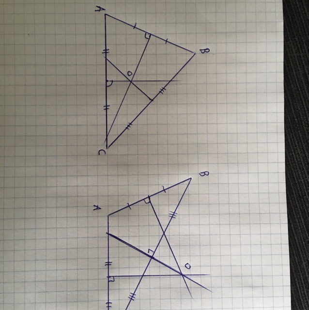 Постройте серединный перпендикуляр к стороне. Перпендикуляр треугольника. Серединный перпендикуляр в остроугольном треугольнике. Перпендикуляр в тупоугольном треугольнике. Серединный перпендикуляр в тупоугольном треугольнике.