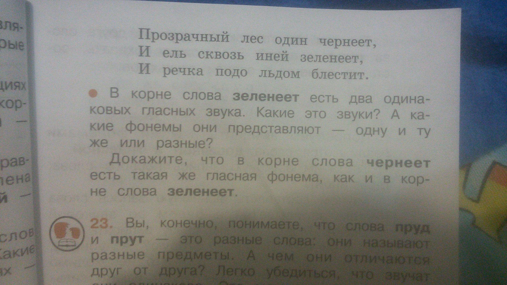 Слово темнеть