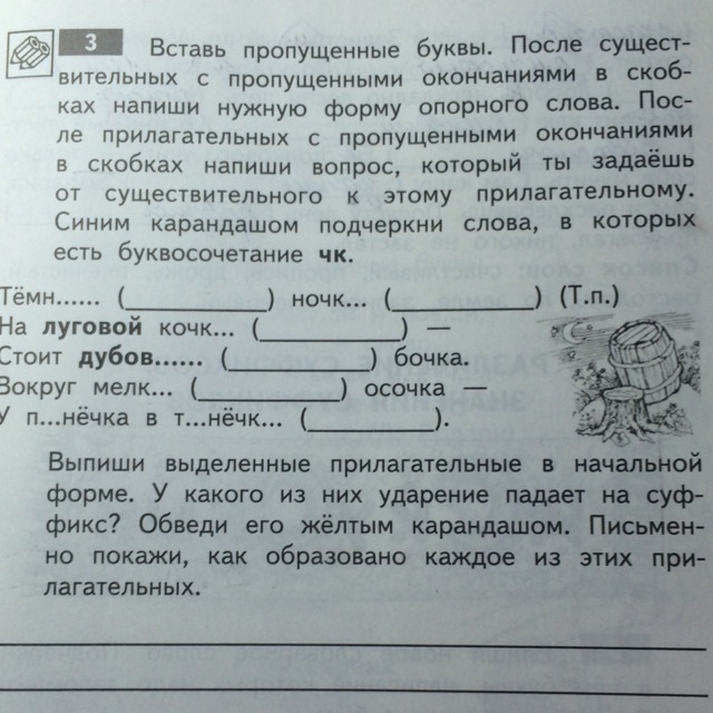 Вставь пропущенные буквы подчеркни орфограммы. Нужная форма опорного слова. Что такое форма опорного слова в русском языке. Форма опорного слова существительного. Нужная форма опорного слова существительного.