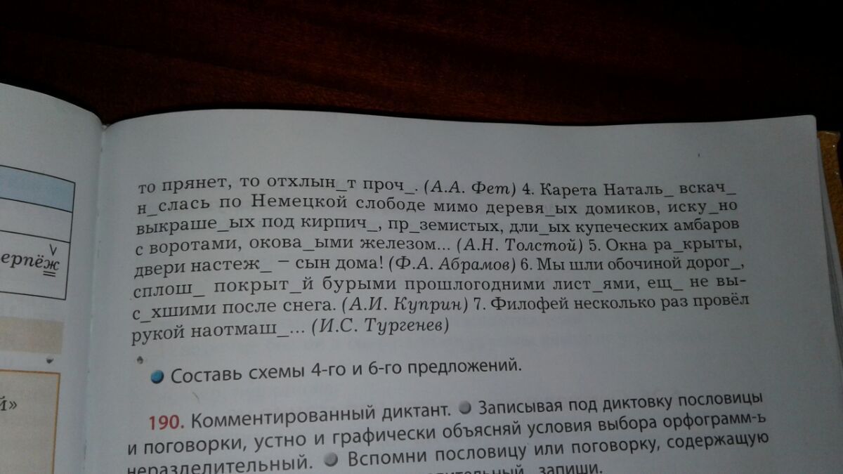 Схема предложения эти листья прошлогодние они перезимовали под снегом